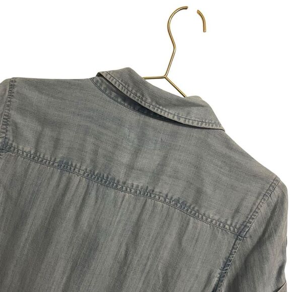 Vinyard Vines Chambray Pocket Short Sleeve Dress Size 4 NWT - Picture 7 of 8